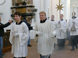 Diözesale Aussendung der Sternsinger im Hohen Dom zu Fulda (Foto:Karl-Franz Thiede)